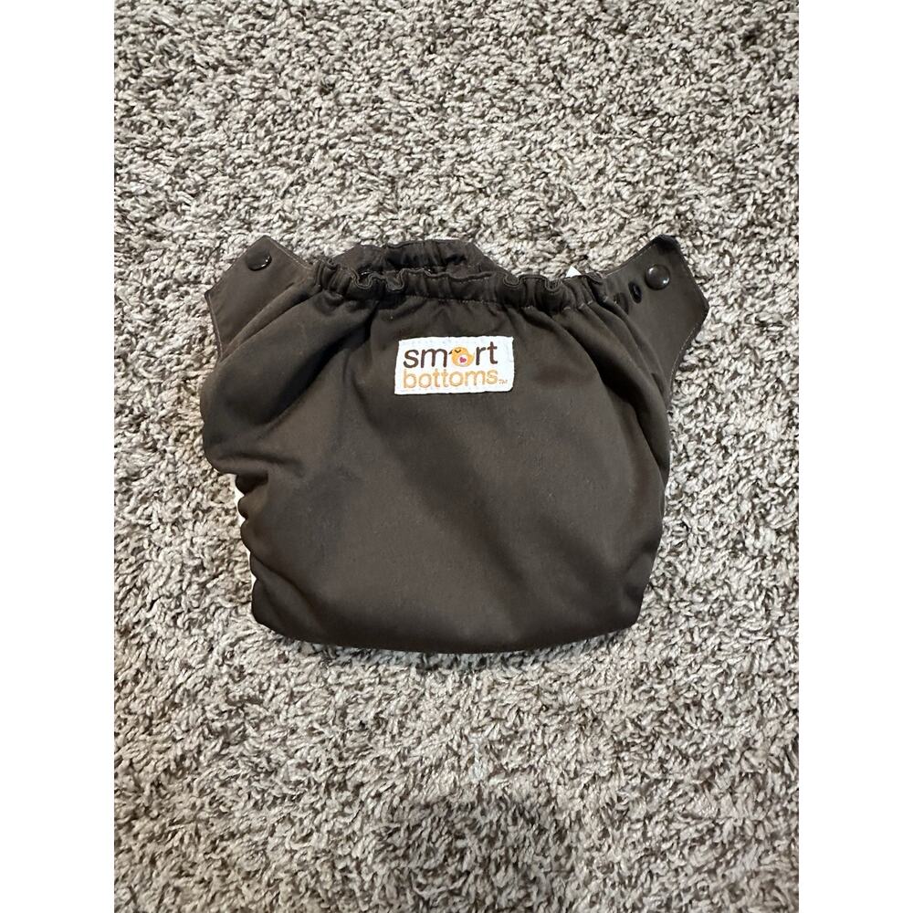 Smart Bottoms Cloth Baby Unisex Diaper Reusable - Brown Size Medium